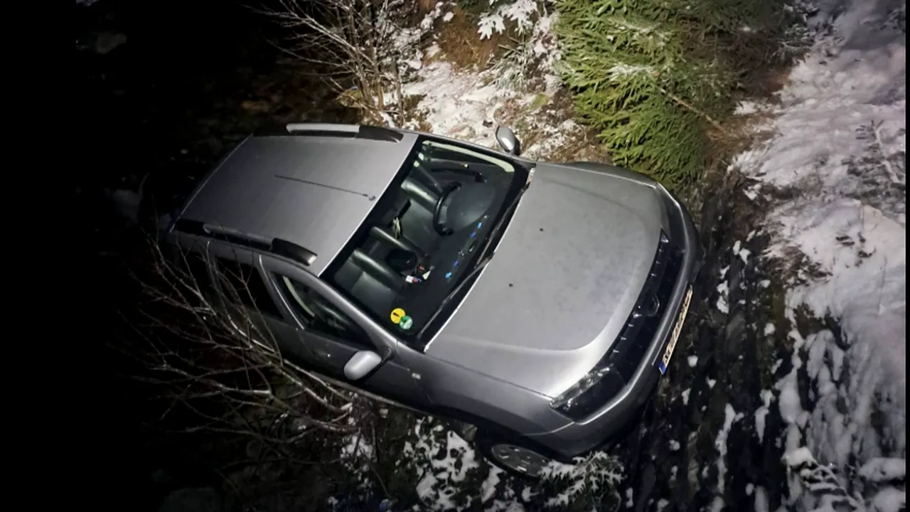 O mașină cu șase persoane a căzut de pe un pod, în Argeș. Care este starea victimelor