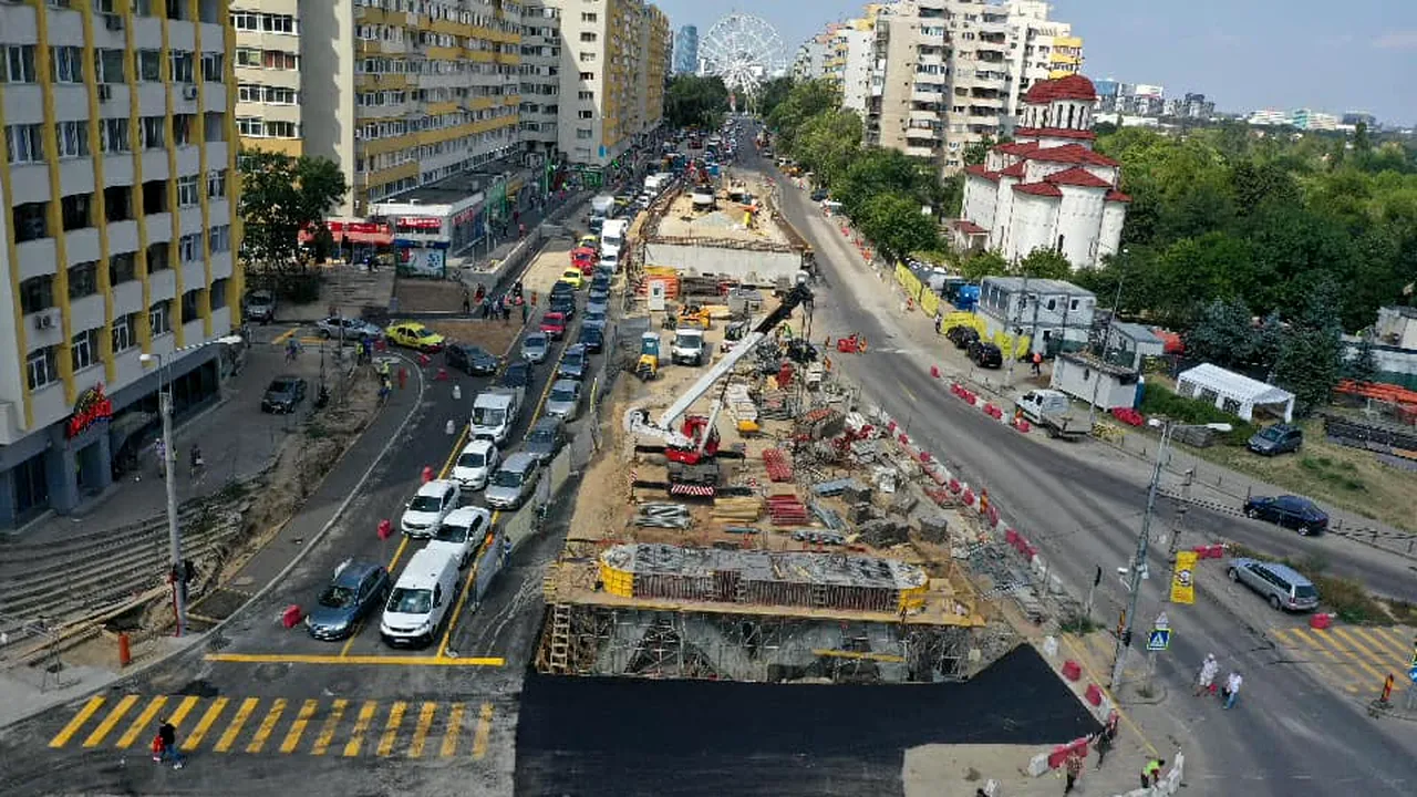 Pasajul Doamna Ghica este „în aer”. Primăria Capitalei nu poate plăti tablierul pentru pod, din cauza blocării conturilor | GALERIE FOTO