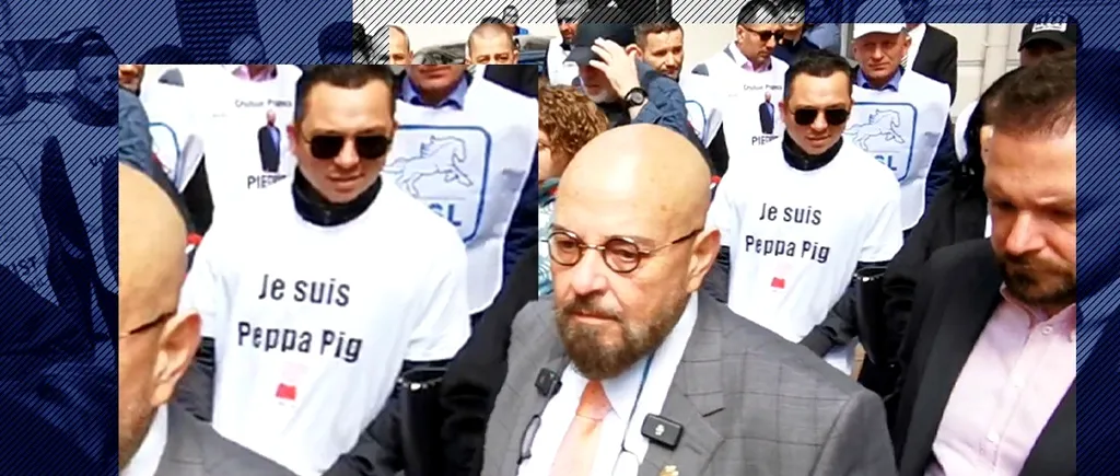Lansarea candidaturii lui Cristian Popescu PIEDONE/ Susținătorii au îmbrăcat tricouri cu mesajele Je suis PEPPA PIG și Și eu sunt INTERLOP