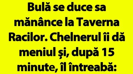 Bulă și homarul de la Taverna Racilor