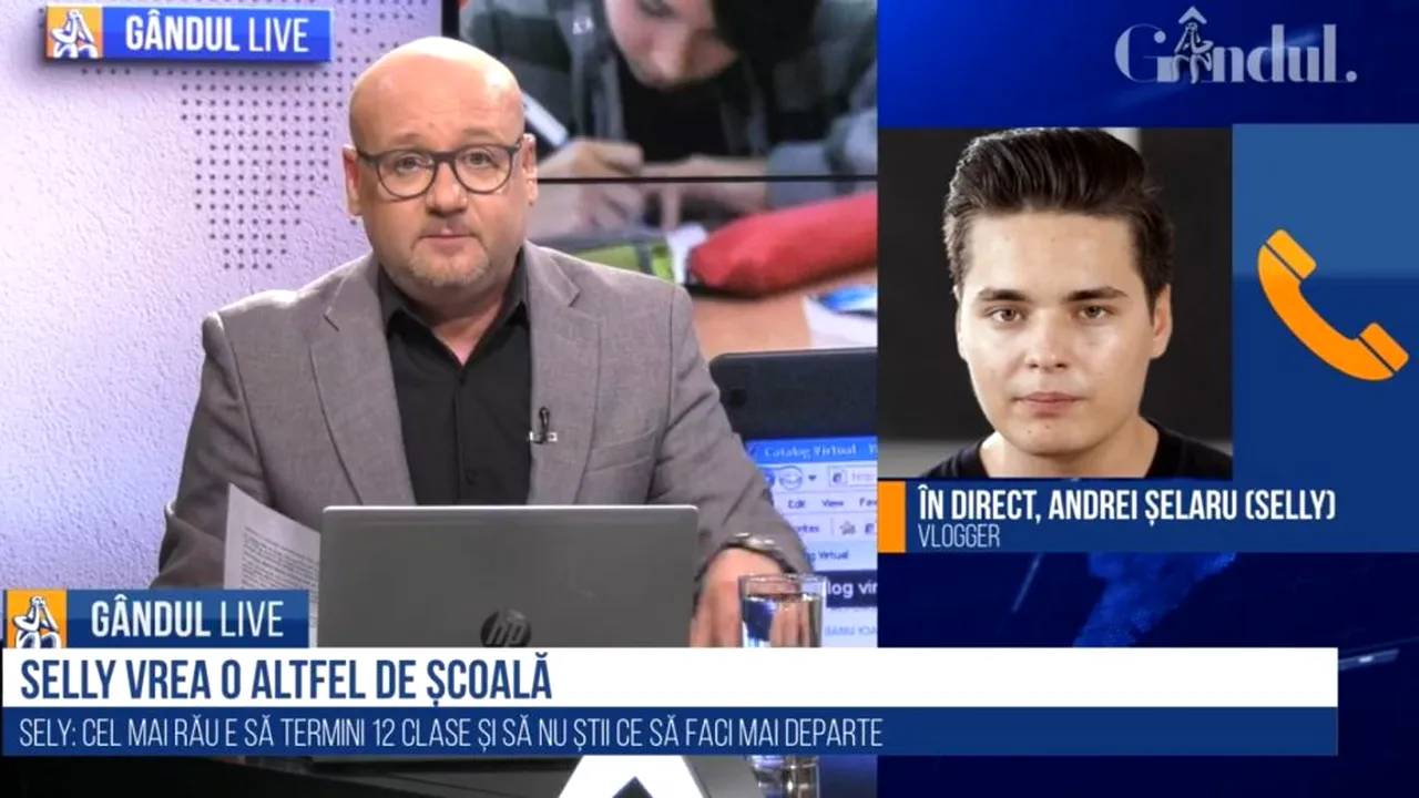 GÂNDUL LIVE. Selly vrea să aducă învățământul românesc în 2020: „Cel mai rău e să termini 12 clase și să nu știi ce să faci mai departe”