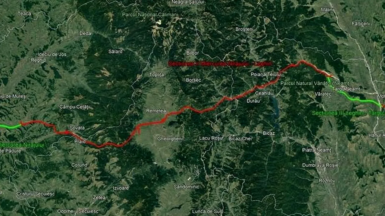 Firmele lui Dorinel Umbrărescu au CÂȘTIGAT contractul pentru proiectarea și execuția secțiunii 3 a Autostrăzii Târgu Mureș - Târgu Neamț
