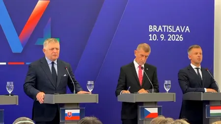 Peter Magyar critică UE la Summitul V4 de la Bratislava: „Nu este drept ca Ungaria să plătească amendă zilnic pentru că își protejează frontiera”