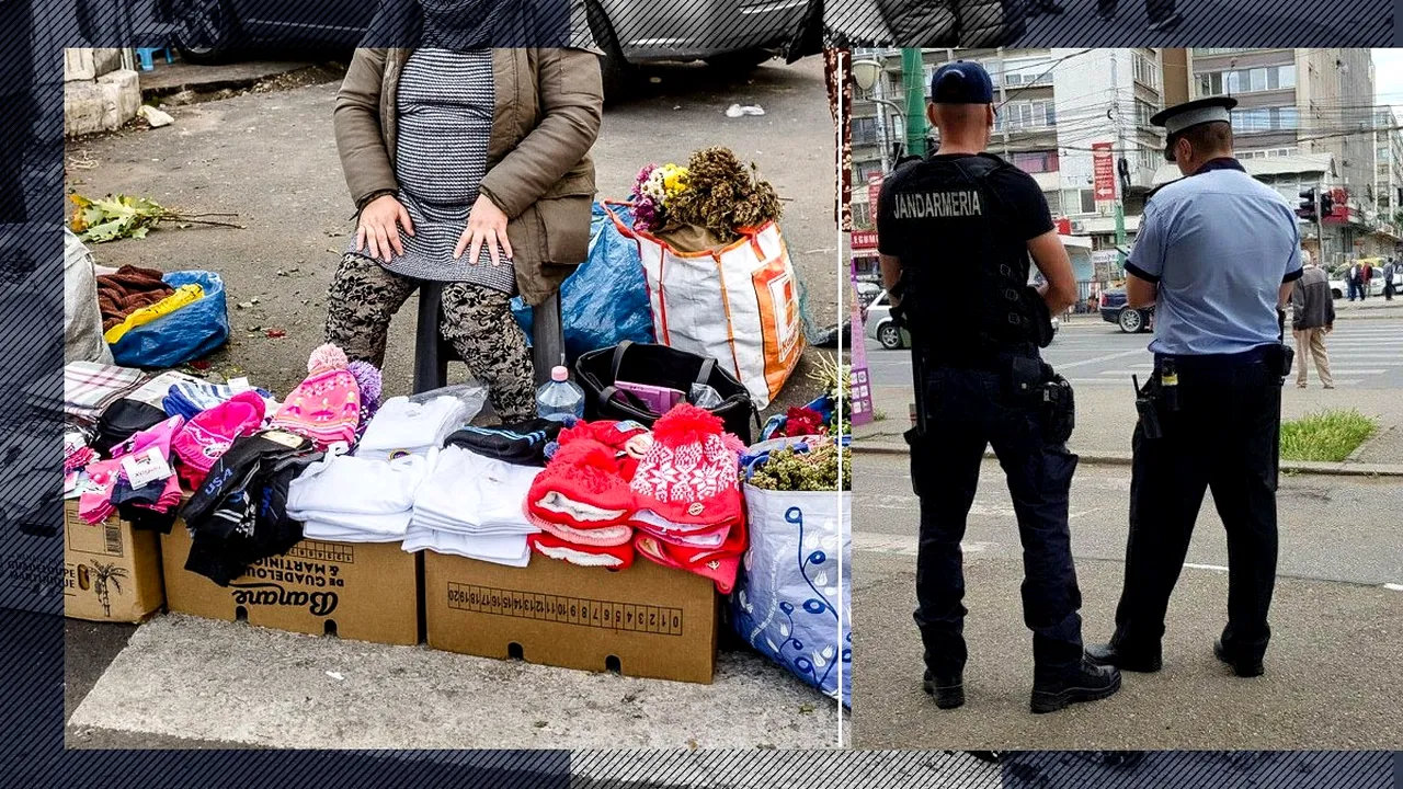 Doi agenți de pază dintr-o piață din București au fost snopiți în bătaie de doi vânzători ambulanți. De la ce a plecat totul