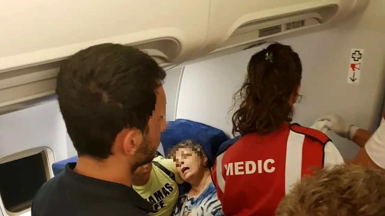 Scene dure într-un avion TAROM, după ce o femeie din Maroc ar fi scuipat și jignit o însoțitoare de bord: „Are un copil! Opriți-vă!