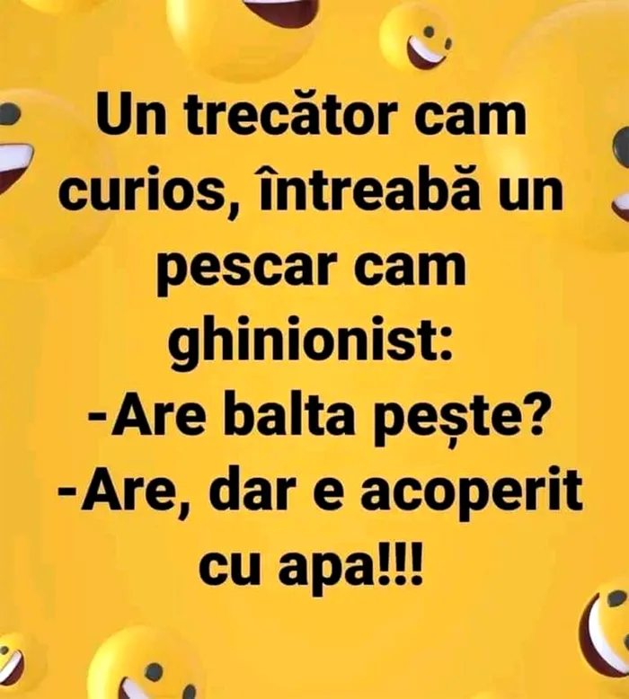 Bancul de azi | Trecătorul curios și pescarul ghinionist