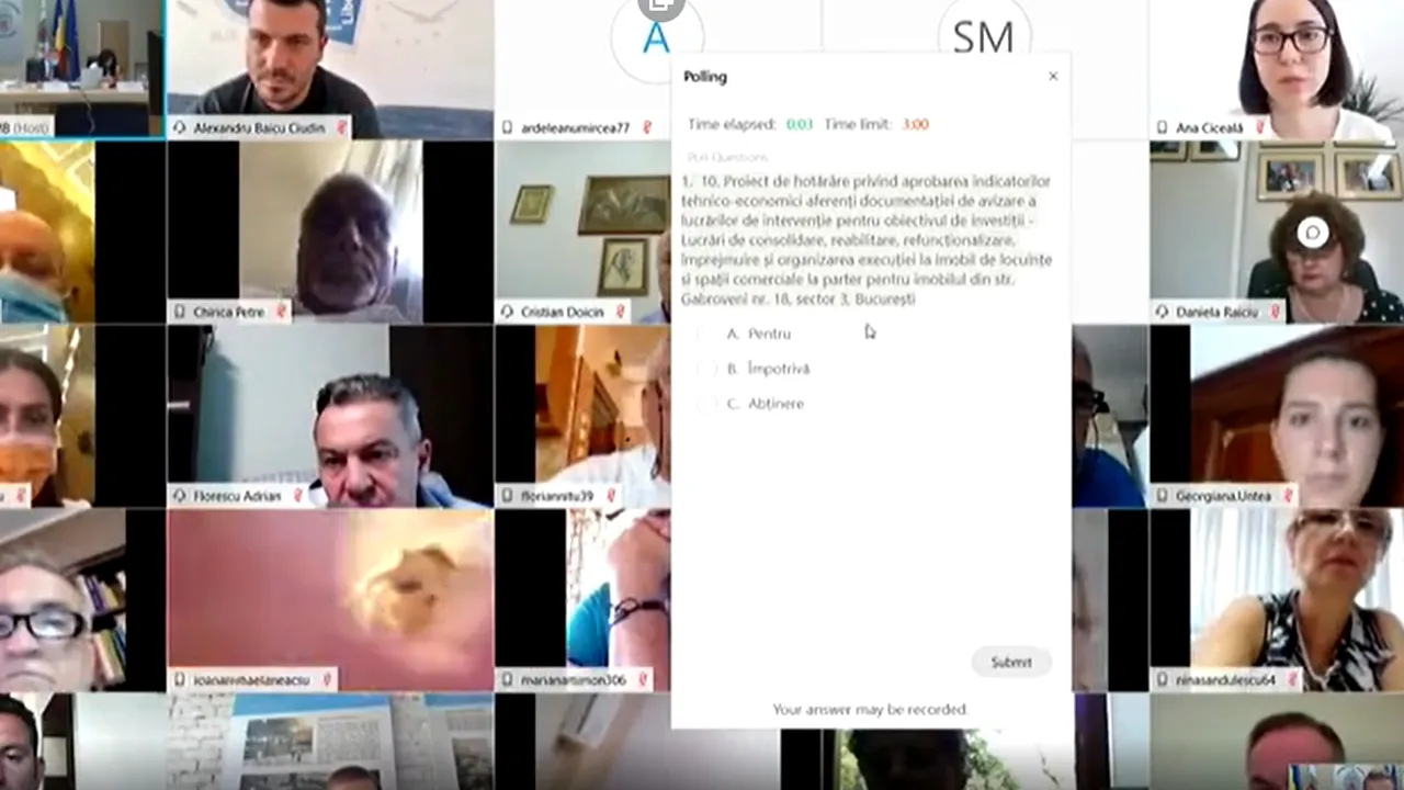 Schimb aprins de replici la şedinţa CGMB! Bădulescu: 