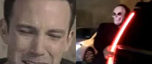 Ben Affleck, filmat în timp ce se clatină pe picioare, la ieșirea de la un bal mascat VIDEO