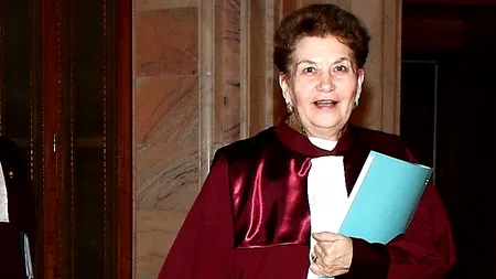 Cine este Aspazia Cojocaru, judecătoarea CCR care l-a ajutat pe Traian Băsescu să se întoarcă la Cotroceni