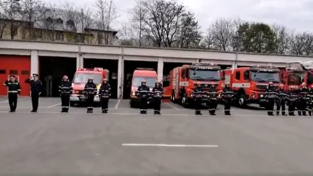 VIDEO. Moment de reculegere pentru pompierul mort de coronavirus din Constanța: „Pompierii nu mor niciodată”