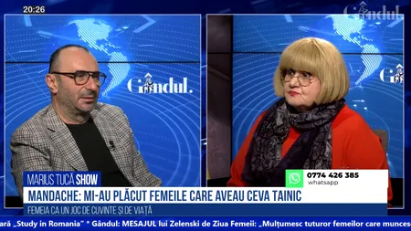 VIDEO | Actrița Rodica Mandache: „Femeia se sărbătorește tot timpul. Ea este fragilă, vulnerabilă și duioasă”