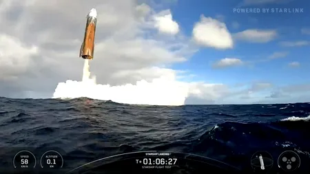 Mega-racheta Starship, lansată cu succes. Elon Musk a făcut anunțul: Primele zboruri spre Marte - din 2026!