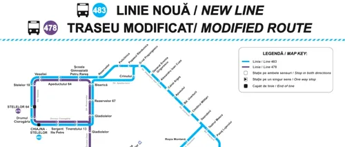 Linia de autobuz 478 revine pe Drumul Osiei/ Se înființează o nouă linie de TRANSPORT public / Aceasta va uni Lujerului de CHIAJNA-STELELOR