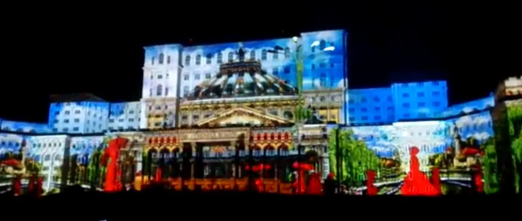 iMapp Bucharest 555, evenimentul care a schimbat fața Palatului Parlamentului. Show 3D unic în Europa
