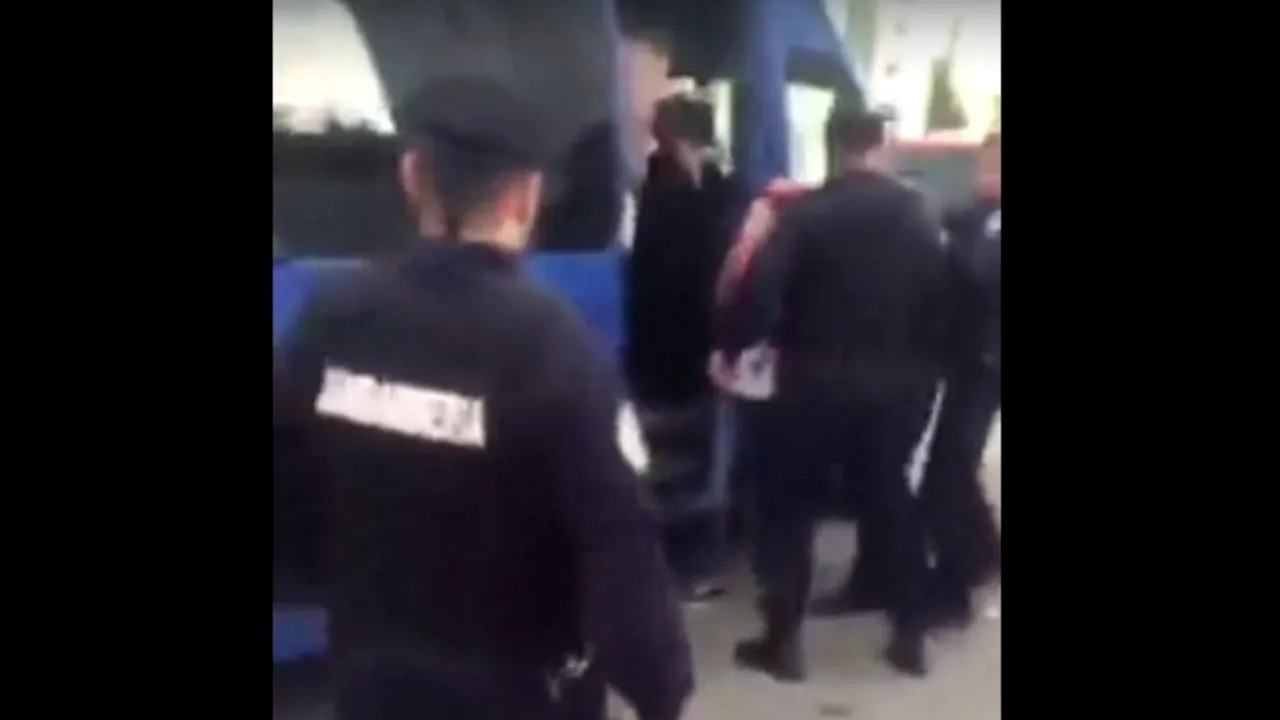 O fată de 11 ani, luată de mascați cu duba și dusă la Poliție