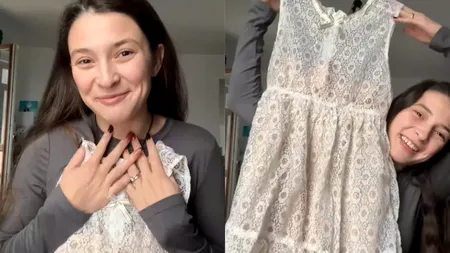 O femeie din Constanța s-a măritat în ROCHIA pe care a purtat-o la serbarea de la grădiniță. Cum a fost posibil