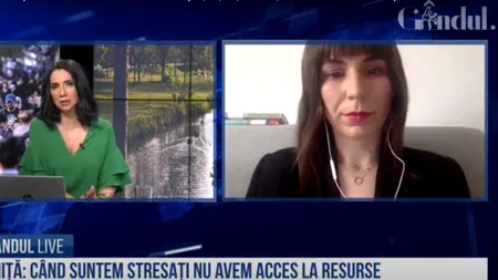 GÂNDUL LIVE. Anca Baniță, trainer și coach: Din frică nu vor veni niciodată soluții. Trebuie să ne schimbăm starea și să ne calmăm - VIDEO