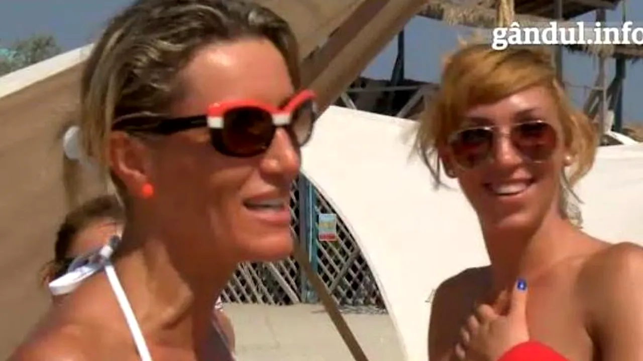 Motivul pentru care o tânără venită din Italia a ales plaja din Mamaia. 