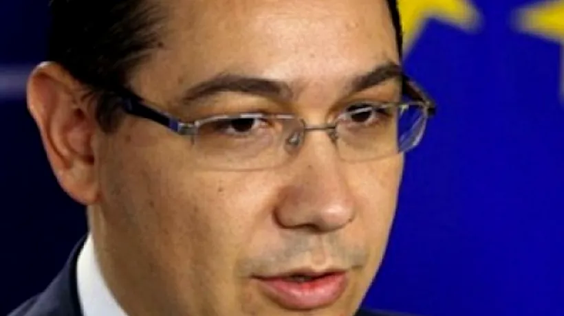 Ponta: Va fi o rectificare de buget în octombrie, de tipul luăm bani de la unii și dăm la alții