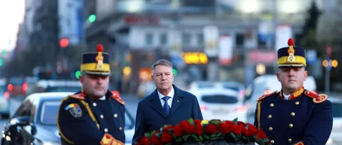 <i class='ep-highlight'>Klaus</i> <i class='ep-highlight'>Iohannis</i> a depus o coroană de flori în memoria victimelor Revoluției din Decembrie 1989