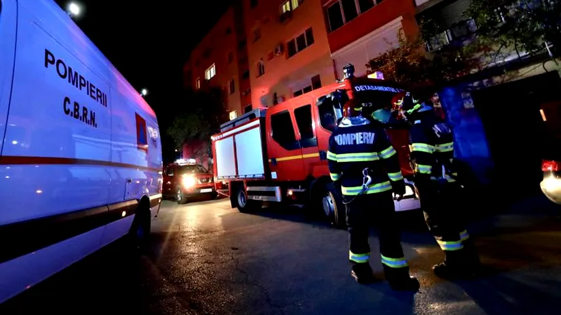 Explozie într-un bloc din Timiș! Două persoane au ajuns cu arsuri grave la spital, în urma unei acumulări de gaze