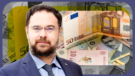 De ce a sărit cursul euro de PRAGUL psihologic de 5 lei și care sunt șansele să coboare sub el? Explicațiile și previziunile președintelui CFA România