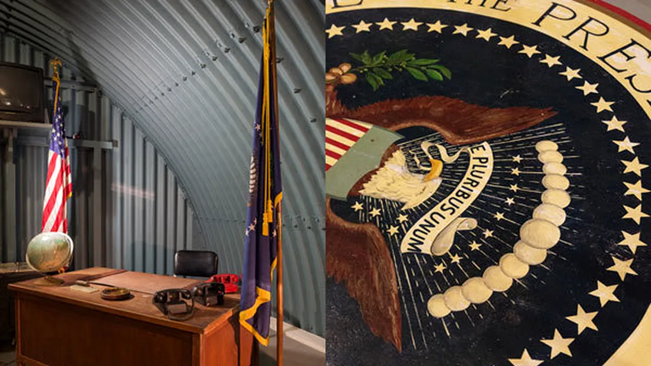 GALERIE FOTO:  Unde se pregăteau americanii să se ascundă de rachete