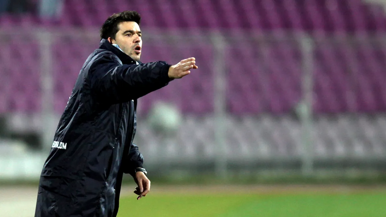 Cosmin Contra a ajuns la al 50-lea meci ca antrenor în Liga I