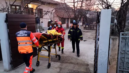 FOTO | Două persoane au suferit arsuri de gradul II, după ce a explodat centrala termică instalată în locuința lor