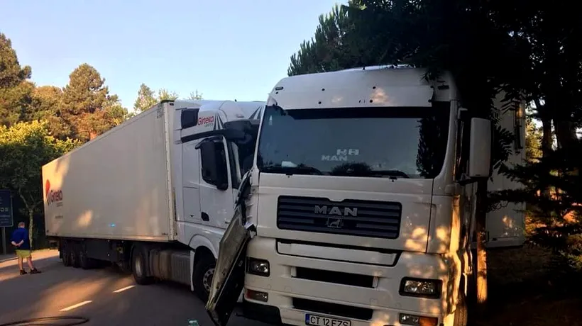 CURSĂ DE CAMIOANE pe o autostradă din Spania, după un român care a FURAT motorină