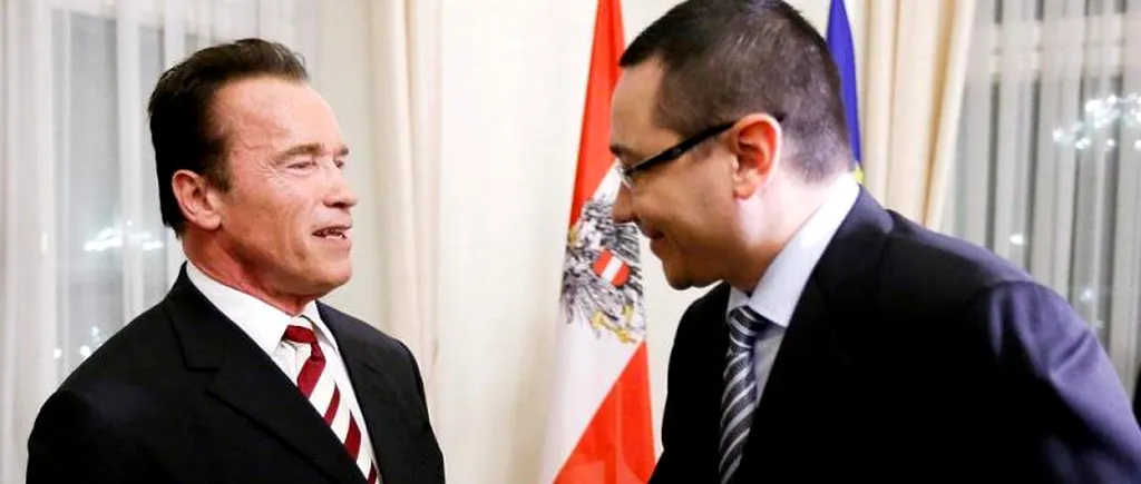 Victor Ponta îl aduce pe Arnold Schwarzenegger în România: L-am convins