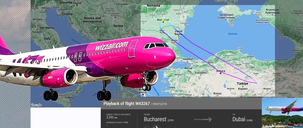 EXCLUSIV | Cum explică Wizz Air că a întors peste 200 de pasageri la București după două ore de zbor spre Dubai? Răspunsul adâncește misterul