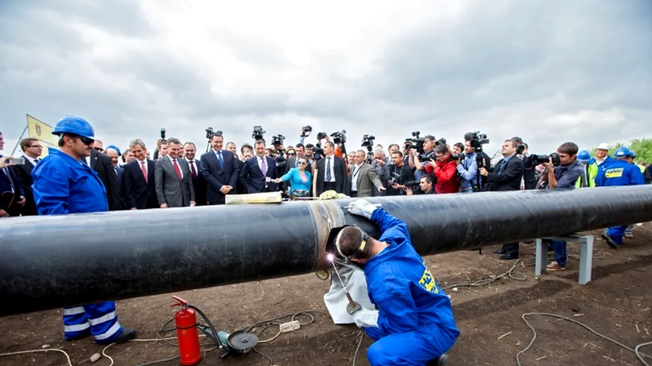Ponta inspectează lucrările la gazoductul Iași-Ungheni