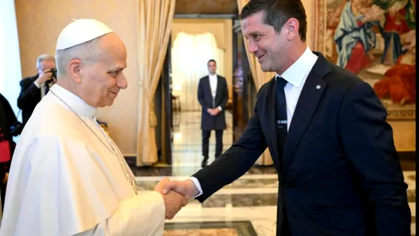 Cristi Chivu a fost primit de Papa Leon al XIV-lea la Vatican