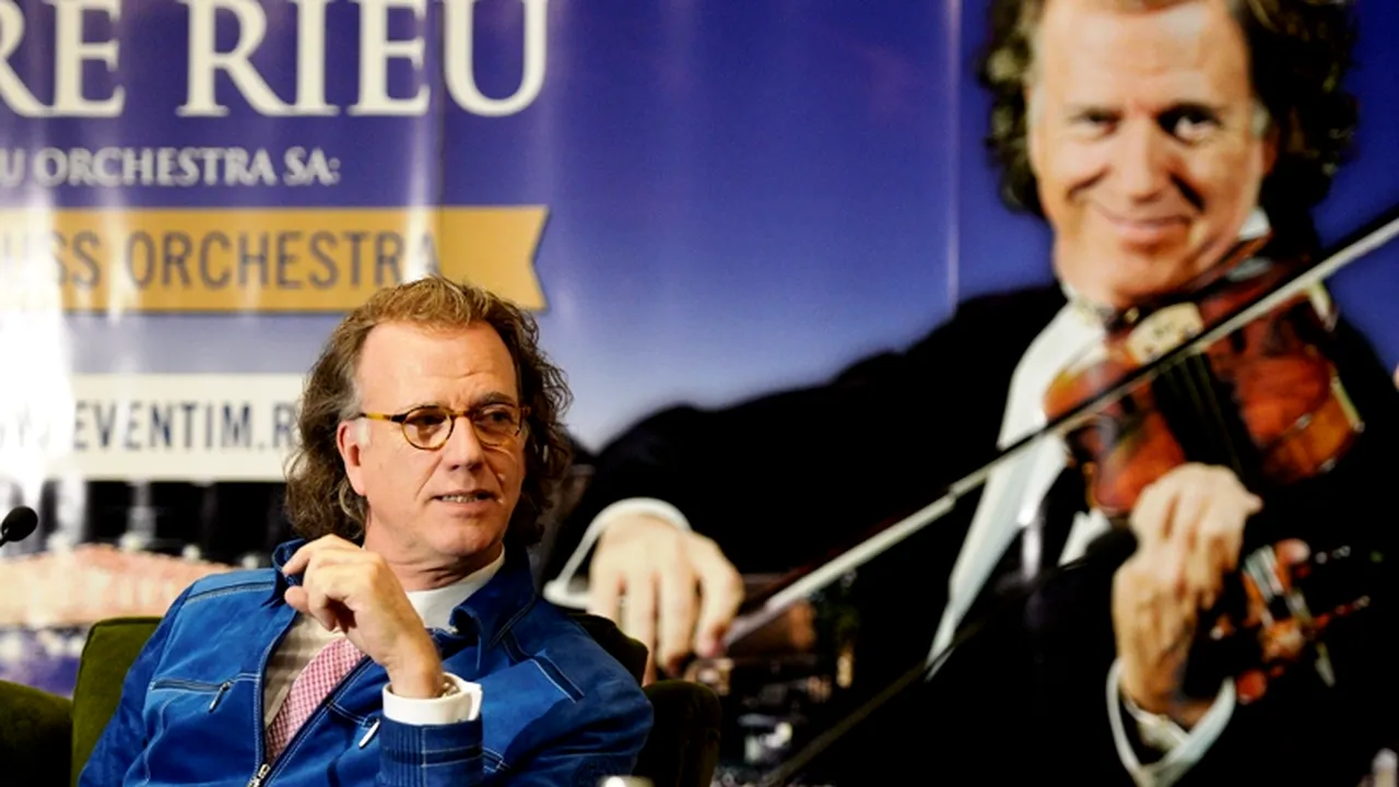 CONCERT ANDRE RIEU BUCUREȘTI. Mesajul violonistului pentru cititorii Gândul 
