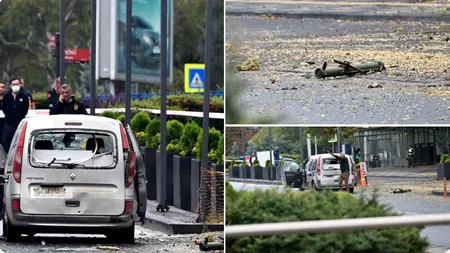 UPDATE | FOTO-VIDEO. „Atac terorist” în apropierea sediului Parlamentului din Turcia. Ministrul de Interne: „A fost un atentat cu bombă”