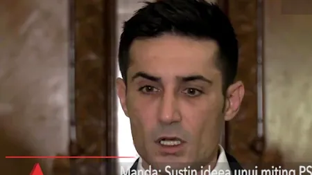Claudiu MANDA vrea miting PSD și îl critică DUR pe Klaus IOHANNIS