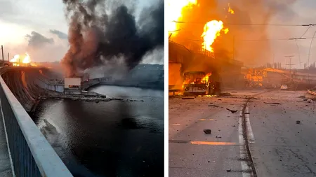 RĂZBOI în Ucraina, ziua 758. Explozii la cel mai mare baraj din Ucraina, după un atac cu rachete rusești. Centrala nucleară Zaporojie, în pericol