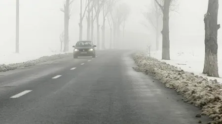 Codul galben de ceață, prelungit în șapte județe