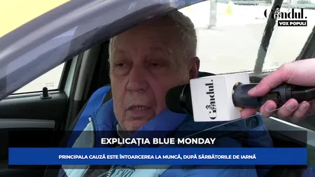 GÂNDUL VOX POPULI. „Blue Monday”, cea mai deprimantă zi din an. Cum resimt românii întoarcerea la muncă (VIDEO)