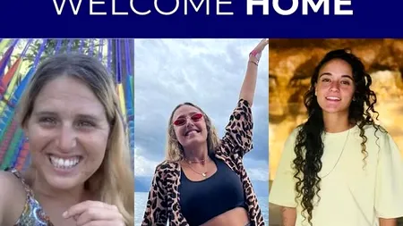 Mesajul Ambasadei Israelului în România, după eliberarea a două OSTATICE cu origini românești.  „De 471 de zile așteptăm acest moment...”