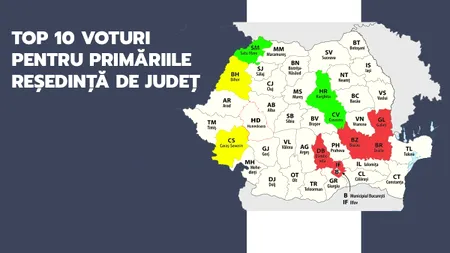 PSD câștigă 22 de primării reședință de județ, de două ori mai multe decât PNL. Primăria Târgoviște, câștigată de PSD cu peste 80%