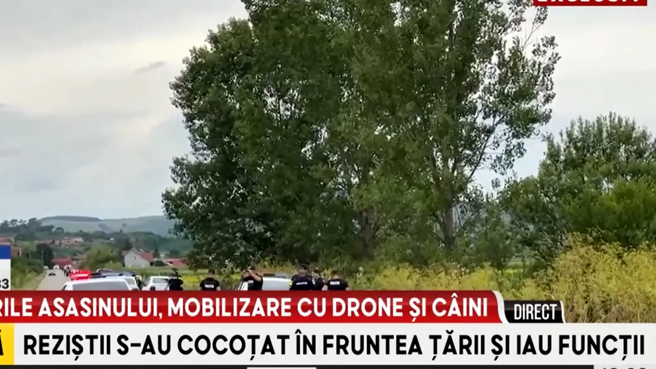 Criminalul din Mureș, Emil Gânj, de negăsit de 16 zile. Polițiștii îl caută în continuare cu DRONE și câini
