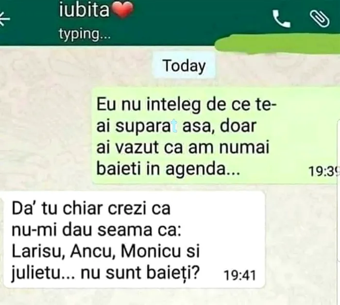 Bancul de sâmbătă Băieții din agendă