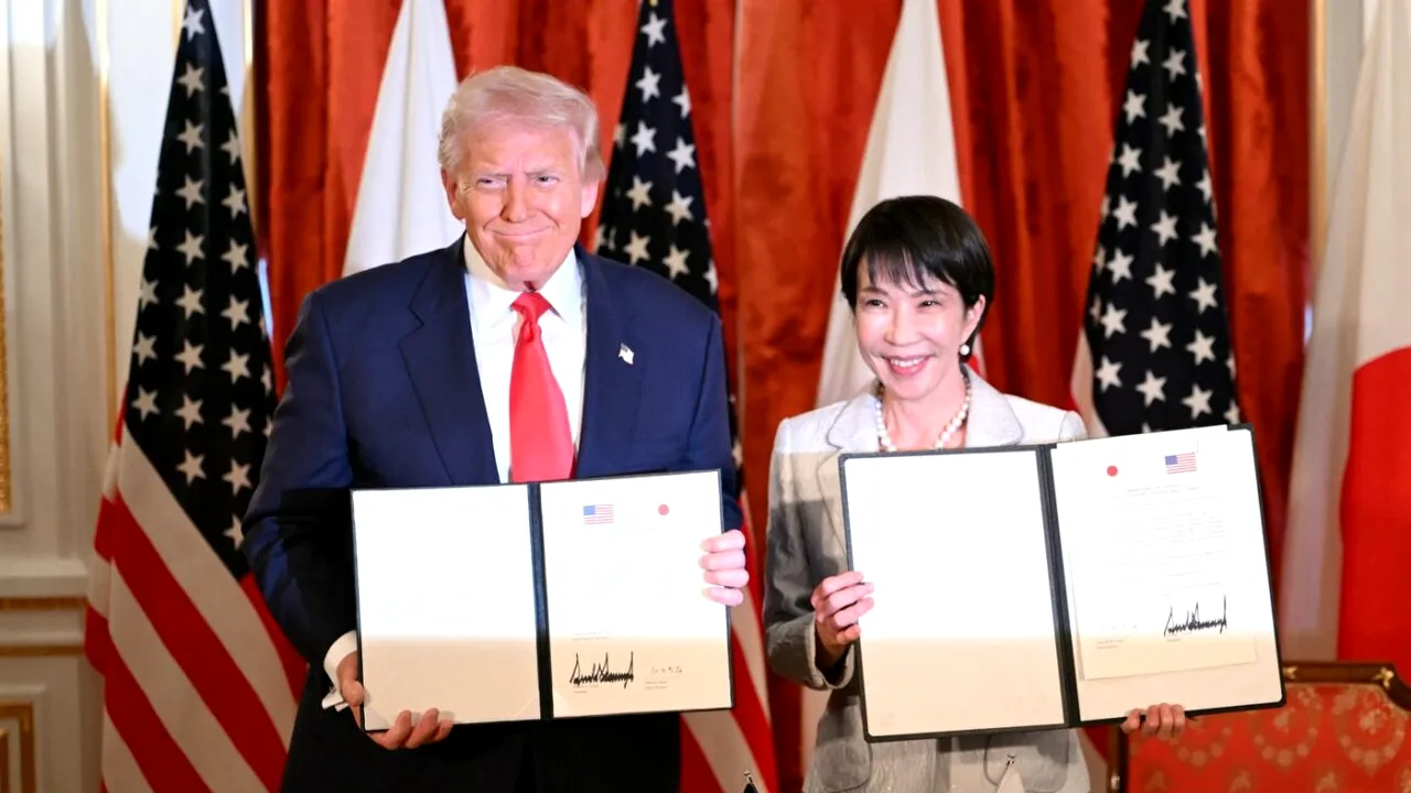 Trump primește 250 de CIREȘI, un nou acord comercial și laude de la prim-ministra Japoniei: Sunt impresionată! Ați contribuit la PACEA mondială