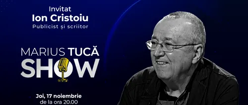 Marius Tucă Show începe joi, 17 noiembrie, de la ora 20.00, live pe gândul.ro