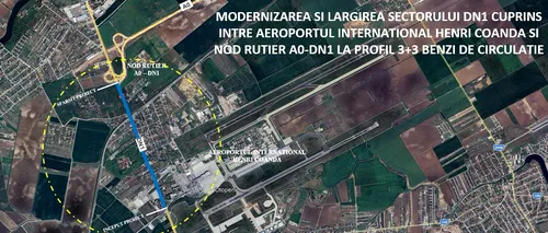 DN1 va avea trei benzi pe sens între Aeroportul Otopeni și A0. Când este estimată finalizarea proiectului