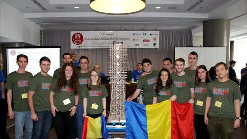 Studenții români, victorioși pentru al treilea an la rând într-o competiție internațională de design seismic