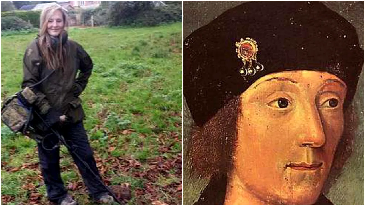 Descoperire spectaculoasă făcută de o femeie cu detectorul de metale: Cel mai probabil i-a aparținut unui rege și valorează o sumă foarte frumoasă | FOTO