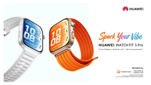 Seria HUAWEI WATCH FIT 5. Ceasurile care te învață cum să îmbini un program aglomerat cu grija pentru sănătate și mișcare
